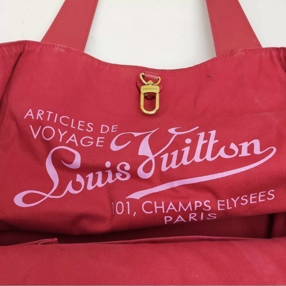 Louis Vuitton Cabas Ipanema GM Pink Beach Line tote, super cute! - Picture 7 of 9